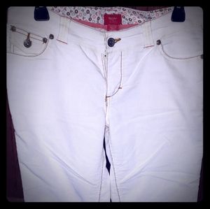 Corduroy flare leg pants (off white)Mossimo size 5